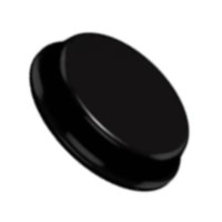 SJ-5744 BLACK RUBBER FOOT
